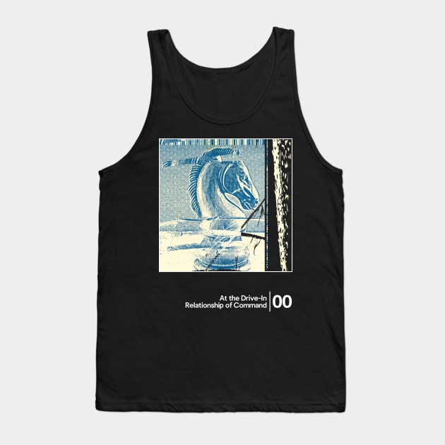 At the Drive-In - Relationship of Command / Minimal Graphic Artwork Design T-Shirt Tank Top by saudade